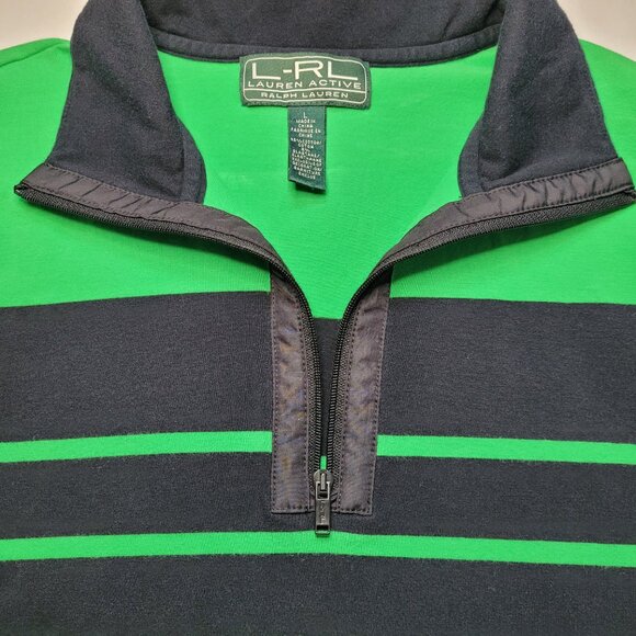 Lauren Ralph Lauren Womens Polo Active Quarter-Zip Shirt Golf Tennis Large - Picture 5 of 10
